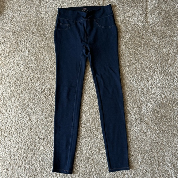 Spanx Assets Red Hot Label Blue Leggings - Picture 1 of 8